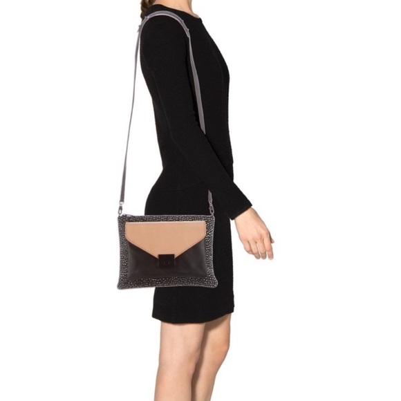 Loeffler Randall Double Pouch Crossbody Detachable Purse Bag - Picture 14 of 16